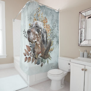 English Setter Shower Curtain