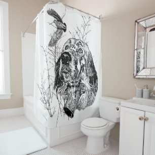 English Setter Shower Curtain