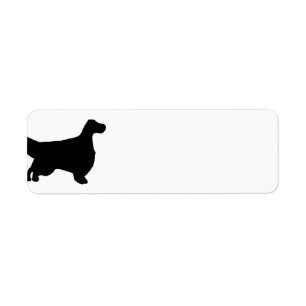 English Setter silo black