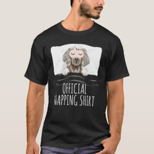 English Setter Sleep Mask Official Napping T-Shirt