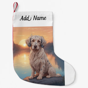 English Setter Small Christmas Stocking