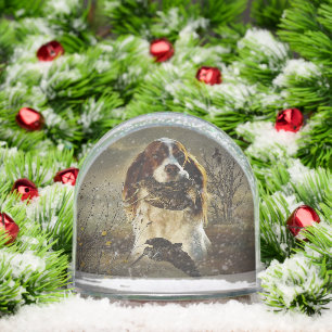 English Setter  Snowglobe