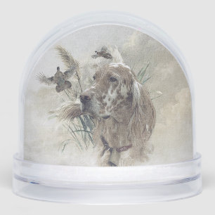 English Setter Snowglobe