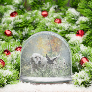 English Setter Snowglobe