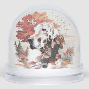 English Setter Snowglobe