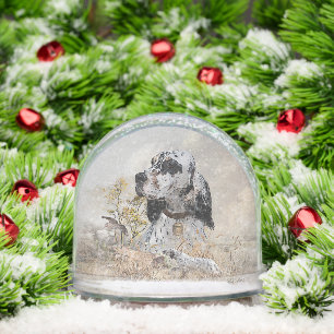English Setter Snowglobe