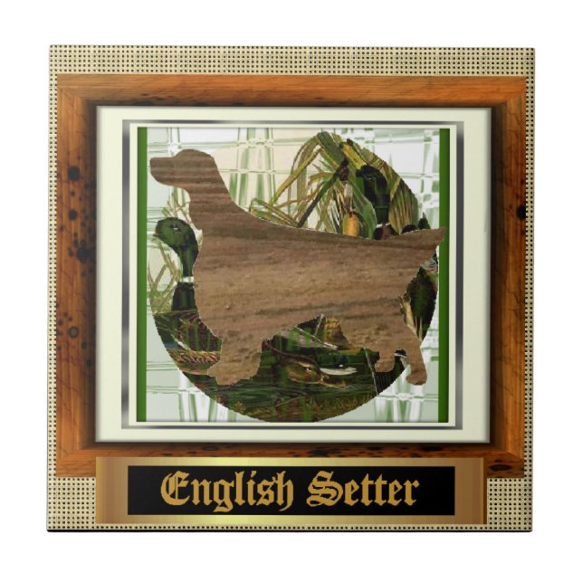 English Setter Sporting Group Tile (Front)