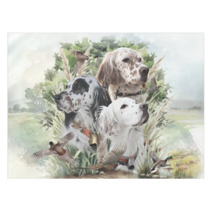 English Setter Tablecloth