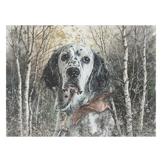 English Setter  Tablecloth (Front (Horizontal))