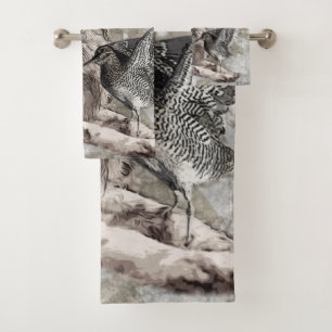 English Setter Tapestry Poster Canvas Print Acryli Bath Towel Set