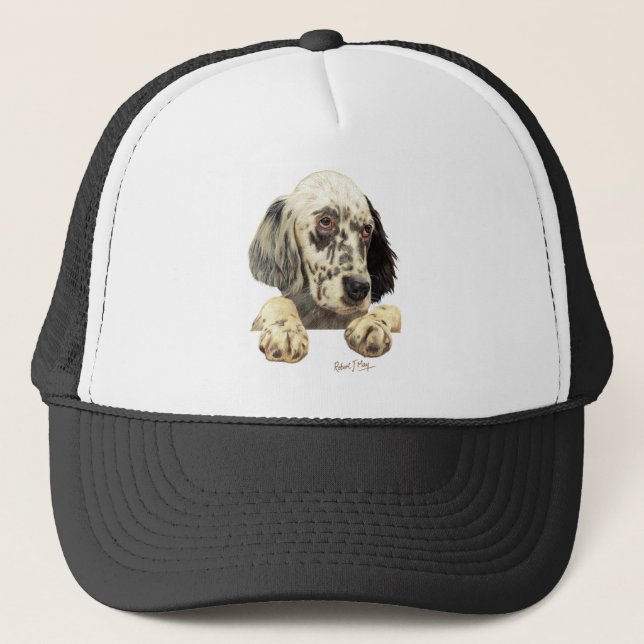 English Setter Trucker Hat (Front)