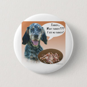 English Setter Turkey 6 Cm Round Badge