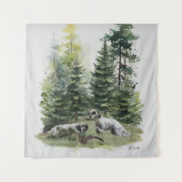 English setter , Woodcock Hunting , Art 