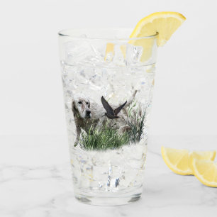 English Setter , woodcock hunting  Glass