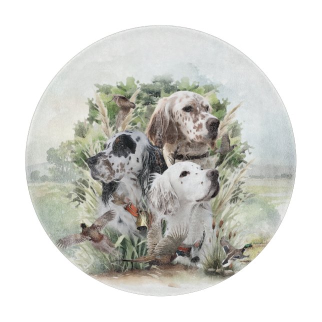 English Setters  Cutting Board (Front)
