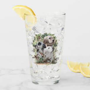 English Setters  Glass