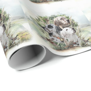 English Setters Wrapping Paper