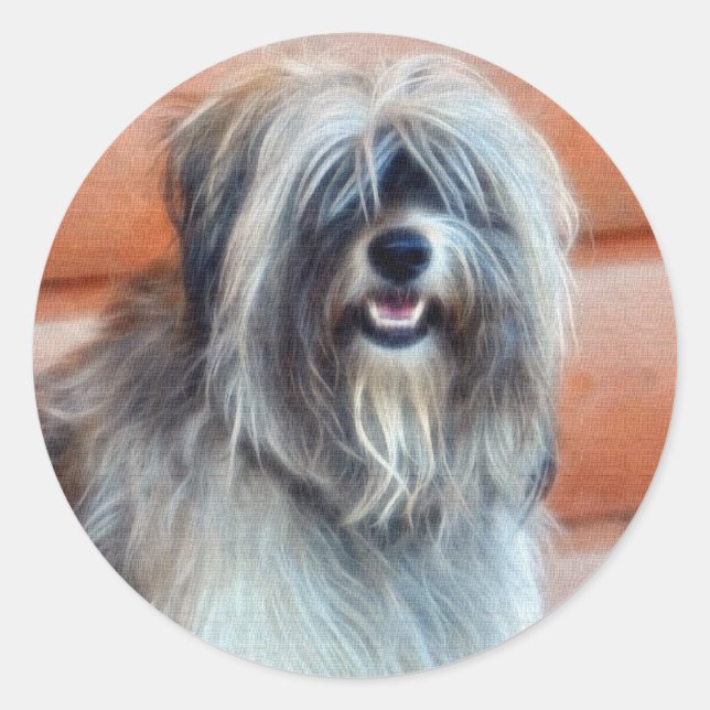 English Sheep Dog Pet-lover's Stickers (Front)