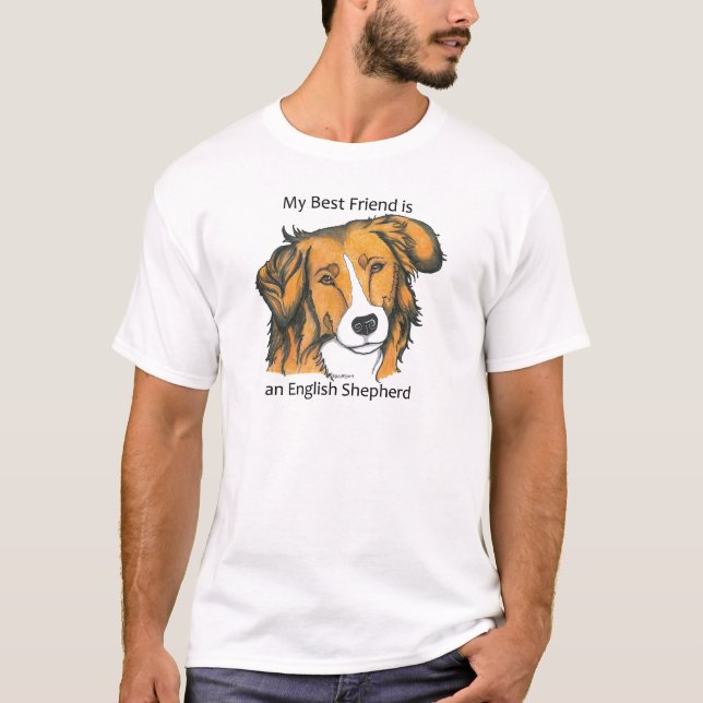 English Shepherd gifts - sable T-Shirt (Front)