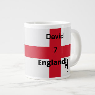 English Soccer Player customisable Large Coffee Mug