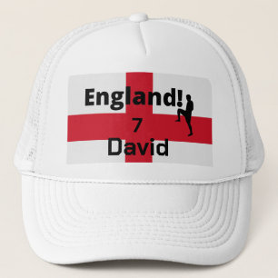 English Soccer Player customisable Trucker Hat