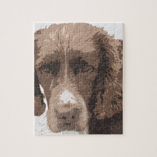 English Springer Jigsaw Puzzle (Vertical)