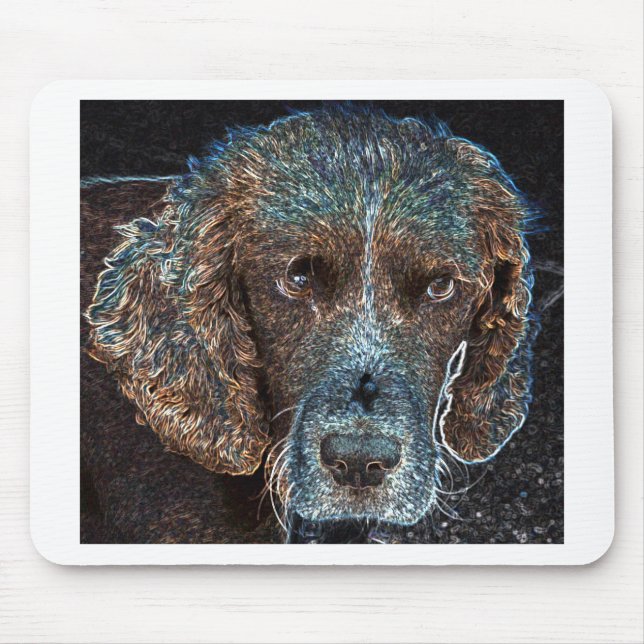 English Springer Mouse Mat (Front)
