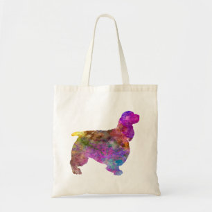 English Springer Spaniel 01 in watercolor 2 Tote Bag