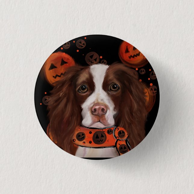 English Springer Spaniel        3 Cm Round Badge (Front)