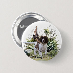 English Springer Spaniel 6 Cm Round Badge