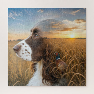 English Springer Spaniel and Pheasant Jigsaw Puzzle