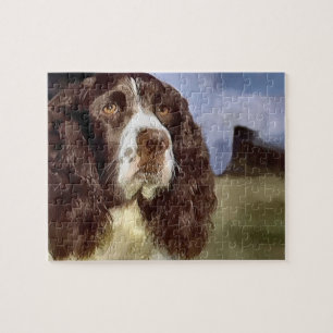 English Springer Spaniel Art Jigsaw Puzzle