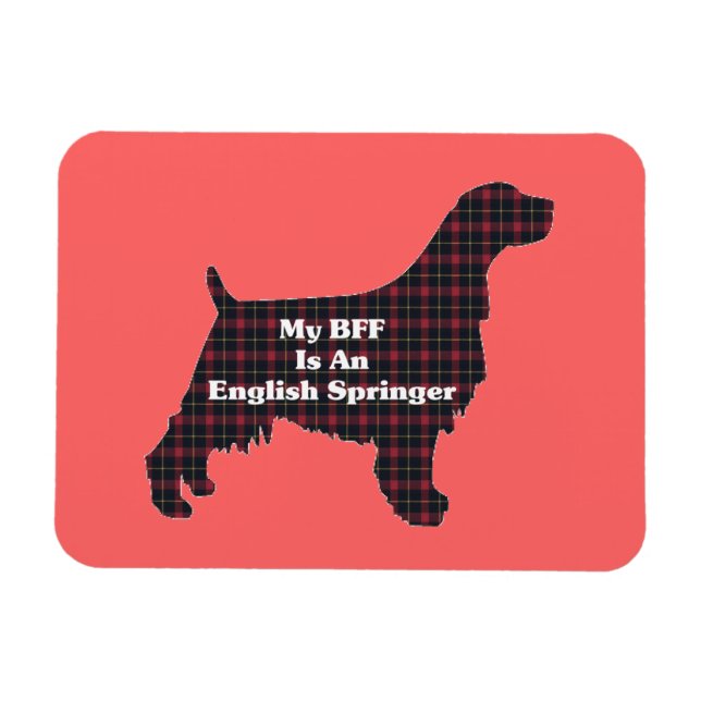 English Springer SPANIEL BFF Magnet (Horizontal)