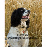 english springer spaniel bwlove w pic photo sculpture key ring<br><div class="desc">ess</div>