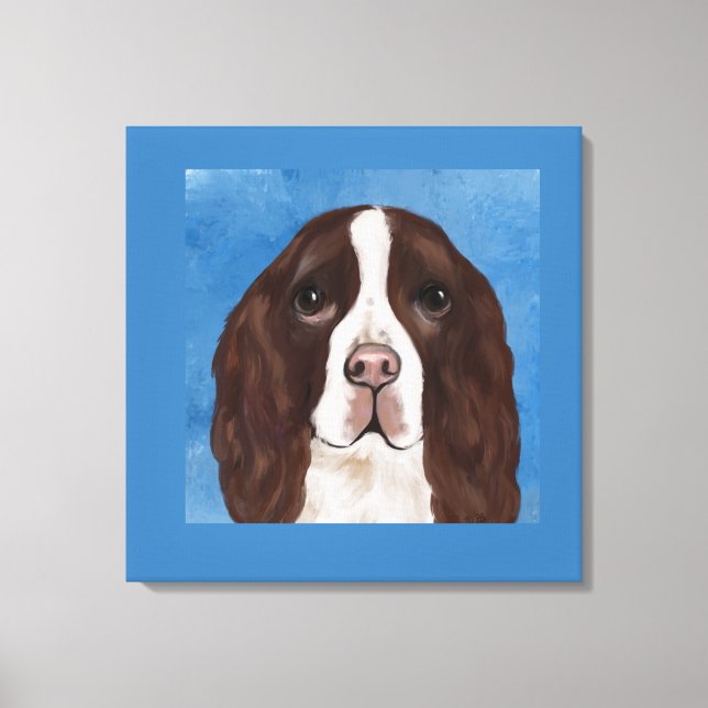 ENGLISH SPRINGER SPANIEL   CANVAS PRINT (Front)