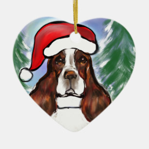 ENGLISH SPRINGER SPANIEL CERAMIC TREE DECORATION