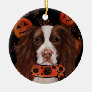English Springer Spaniel Ceramic Tree Decoration