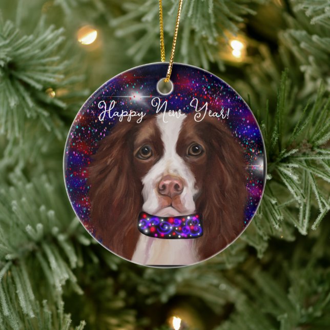 English Springer Spaniel     Ceramic Tree Decoration (Tree)