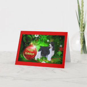English Springer Spaniel Christmas Card Happy Holi
