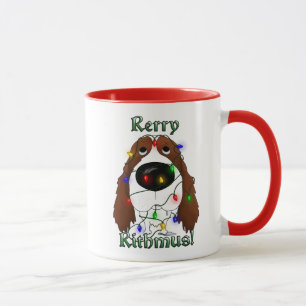 English Springer Spaniel Christmas Lights Mug