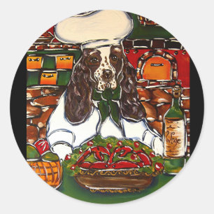 English Springer Spaniel Classic Round Sticker