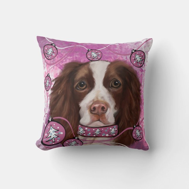ENGLISH SPRINGER SPANIEL   CUSHION (Front)
