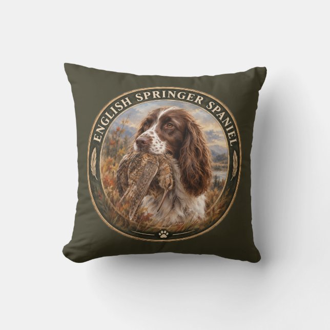 English Springer Spaniel  Cushion (Front)