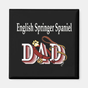 english springer spaniel dad Magnet