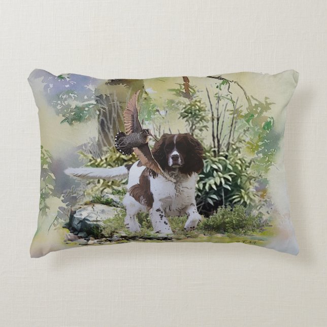  English Springer Spaniel  Decorative Cushion (Front)