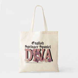 English Springer Spaniel DIVA Tote Bag