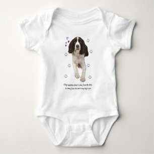 English Springer Spaniel Dog Baby Bodysuit