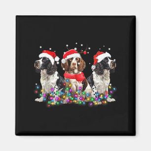 English Springer Spaniel Dog Christmas Matching Fa Magnet
