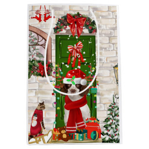 English Springer Spaniel Dog Christmas Medium Gift Bag