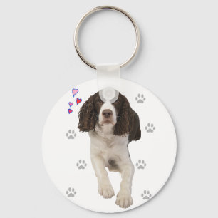 English Springer Spaniel Dog Key Ring
